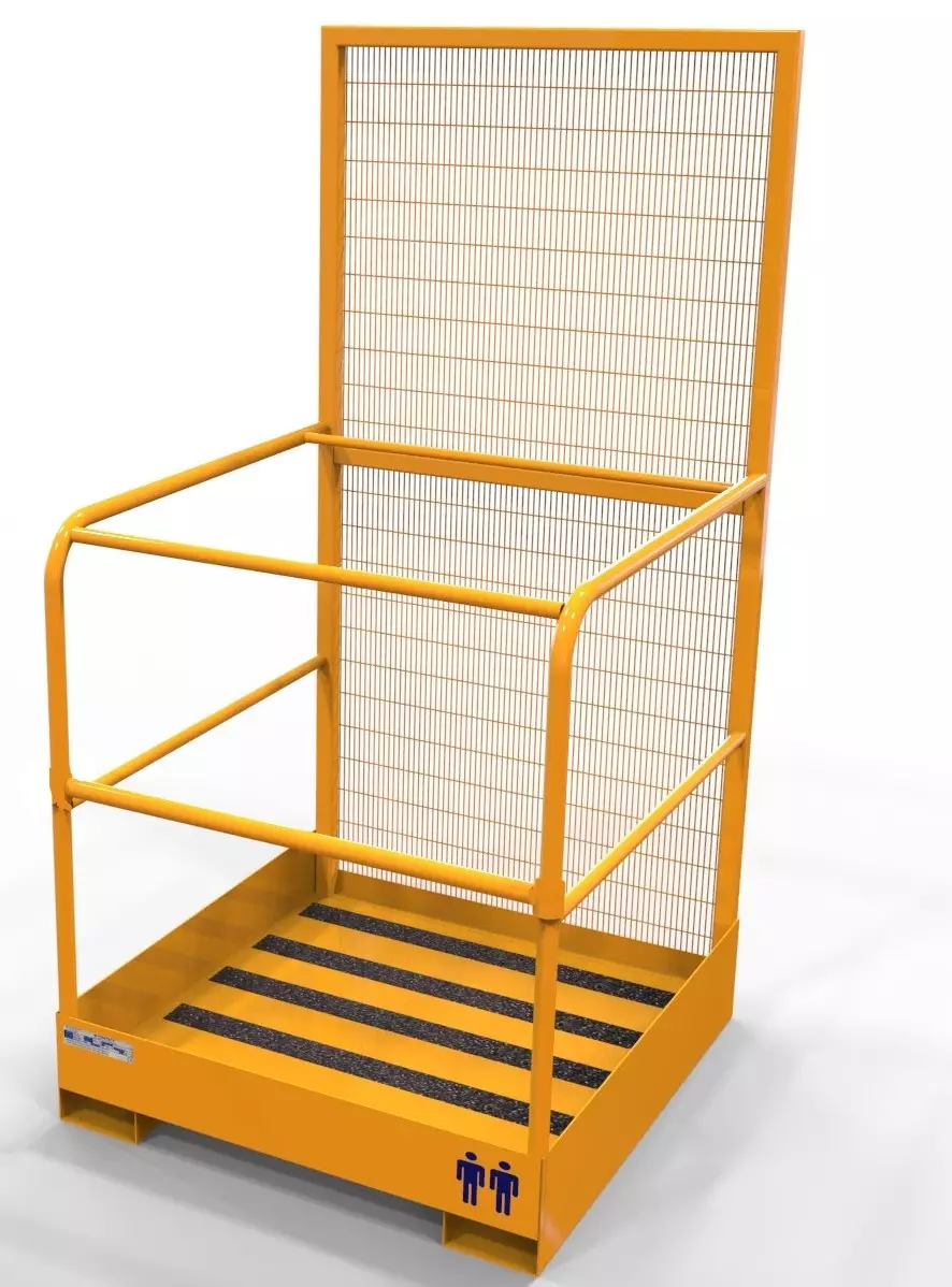 FORKLIFT MAN CAGE ACCESS PLATFORM - LTAP FRONT VIEW, UNATTACHED
