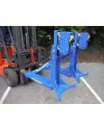 GRAB-O-MATIC LT2-DLR DOUBLE DRUM HANDLER ON FORKLIFT