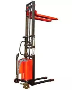 Electric Stacker, Stacker, Powered Stacker, Manual Stacker, Pallet Stacker, MANUAL STACKER, PALLET STACKER, MANUAL PALLET STACKER, HIGH LIFT STACKER, HIGH LIFT PALLET STACKER, PALLET LIFTER, LIFTRUCK, PALLET STACKING TRUCK, HIGH LIFTING STACKER, HIGH LIFT