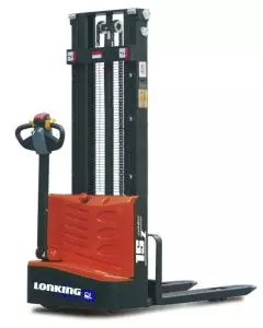 1500KG ELECTRIC PALLET STACKER, ELECTRIC STACKER, POWERED STACKER, PALLET STACKER, PALLET LIFTER, ELECTRIC STACKER, ELECTRIC PALLET LIFTER, Fully powered electric pallet stacker, 1500kg pallet stacker, Heavy-duty pallet stacker, Material handling equipmen