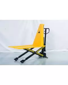 HIGH LIFT PALLET TRUCK, HIGH LIFTING PALLET TRUCK, SCIRROR LIFT PALLET TRUCK, HIGH LIFTER, HIGH LIFT PT, SCISSOR LIFTER, SCISSOR LIFTING PALLET TRUCK, HIGH LIFTER PALLET TRUCK, LIFTRUCK
