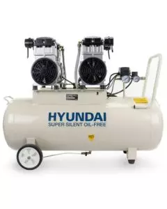 HYUNDAI 4HP 100L OIL FREE LOW NOISE ELECTRIC AIR COMPRESSOR