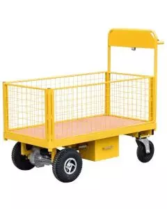 POWERED PLATFORM TRUCK WITH MESH SIDES - LTHIPOWMS RANGE